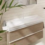 hansgrohe Xelu Q Waschtisch 61108450 1200x480mm, mit Hahnloch, ohne &Uuml;berlauf,