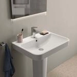 Ideal Standard i.life B Waschtisch T460601 mit Hahnloch, mit &Uuml;berlauf, 65 x 48 x 18