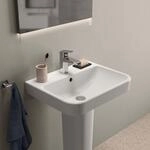 Ideal Standard i.life B Waschtisch T460801 mit Hahnloch, mit &Uuml;berlauf, 55 x 44...