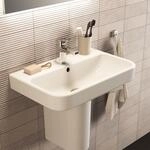 Ideal Standard i.life S Kompakt-Waschtisch T458301 mit Hahnloch und &Uuml;berlauf, 60 x