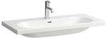 Laufen Lua Aufsatz-Waschtisch H8160890001071 100x46cm, wei&szlig;, mit &Uuml;berlauf, mit 2