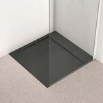 Ideal Standard Ultra Flat S i.life Brausewanne T5246FV 70 x 70 x 3,2 cm, Schiefer,
