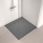 Ideal Standard Ultra Flat S i.life Brausewanne T5242FS 120 x 120 x 3,2 cm, quarzgrau,