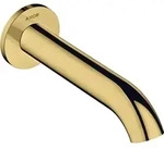 hansgrohe Axor Uno Wanneneinlauf 38411990 Ausladung 178mm, gebogen, mit Rosette,