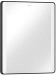 hansgrohe Xarita Lite Q Spiegel 54962670 mit seitlicher LED-Beleuchtung, mattschwarz,