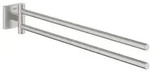Grohe Start Cube Handtuchhalter 40976DC0 Supersteel, schwenkbar, 2-armig