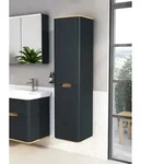 VitrA Sento Hochschrank 61378 40 x 35 x 155,5 cm, Anthrazit Matt, Dekor, 2...