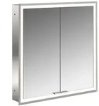 Emco prime Unterputz-Lichtspiegelschrank 949706371 600x730mm, 2-t&uuml;rig,