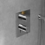 Villeroy und Boch Conum Fertigmontageset TVS12700200061 Unterputz-Thermostat mit