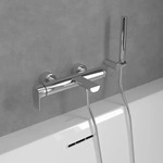 Villeroy und Boch Liberty Einhebel-Badewannenarmatur TVT10700100061 mit Umsteller,