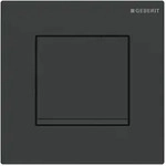 Geberit Urinal-Steuerung 116017161 pneumatisch, Kunststoff, Platte/Taste schwarz matt