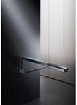 Keuco Axess WC-St&uuml;tzklappgriff 35003170737 Aluminium silber-eloxiert/schwarz, 700 mm
