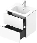 Duravit L-Cube Waschtisch-Unterschrank LC621801818 52x39,1x55cm, 2 Schubk&auml;sten,