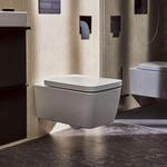 hansgrohe EluPura WC-Sitz 60199450 wei&szlig;, mit Befestigung oben, mit SoftClose und