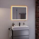 hansgrohe Xarita E Spiegel 54987700 mit kapazitiven Ber&uuml;hrungssensor, 800 x 700 x 50