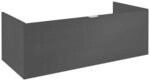 Emco Waschtisch-Unterschrank 958327521 schwarz, 120,8 x 44 x 52,1 cm, Auszug