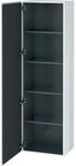 Duravit L-Cube Hochschrank LC1181R1616 50x36,3x176cm, T&uuml;r rechts, Eiche schwarz