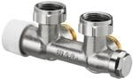 Oventrop Multiblock T Anschlussblock 1184034 f&uuml;r 1 und 2 Rohr,Messing, Eckform