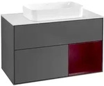Villeroy und Boch Finion Waschtischunterschrank G661HBGK 100x60,3x50,1cm, Regal