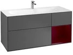 Villeroy und Boch Finion Waschtischunterschrank F070HBGK 119,6x59,1cm, Regal...
