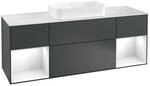 Villeroy und Boch Finion Waschtischunterschrank F331GFHG 160x60,3cm, Abdeckplatte