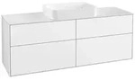 Villeroy und Boch Finion Waschtischunterschrank G73100GF 160x60,3x50,1cm, Glass...
