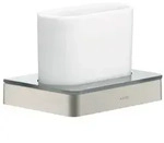 hansgrohe Axor Zahnglas 42834800 Glas, Wandmontage, Edelstahl-Optik
