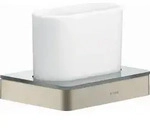 hansgrohe Axor Zahnglas 42834820 Glas, Wandmontage, brushed nickel
