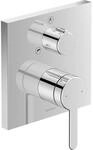 Duravit C.1 Unterputz-Wannenarmatur C15210017010 eckig, Ab- & Umstellventil,