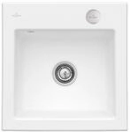 Villeroy und Boch Subway Fl&auml;chenb&uuml;ndige Sp&uuml;le 33152FRW mit Ablaufgarnitur und