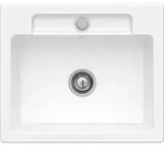 Villeroy und Boch Siluet Fl&auml;chenb&uuml;ndige Sp&uuml;le 33462FR1 mit Ablaufgarnitur und