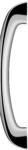 Duravit Wannengriff 792804000001000 f&uuml;r Badewanne, 30cm, glanzverchromt