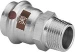 Viega Temponox &Uuml;bergangsst&uuml;ck 811570 28 mm x R 3/4, Stahl, nicht rostend,