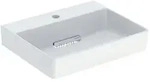 Geberit One Waschtisch 505019001 50 cm, mit Hahnloch mittig, ohne &Uuml;berlauf, wei&szlig;
