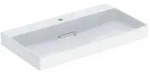 Geberit One Waschtisch 505038001 90 cm, mit Hahnloch mittig, ohne &Uuml;berlauf, wei&szlig;
