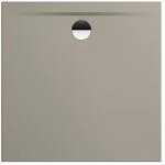 Kaldewei Superplan zero Duschwanne 351600013670 80x80cm, Perl-Effekt, warm grey50
