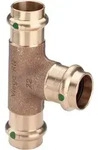 Viega Sanpress T-St&uuml;ck 283520 35 x 15 x 35 mm, mit SC-Contur, Rotguss oder
