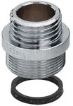 Viega &Uuml;bergangsst&uuml;ck 448349 G 3/4a x M24 x 1a, Rotguss verchromt, rund
