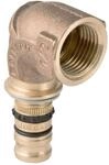 Geberit Mepla &Uuml;bergangsbogen 602257005 &Oslash; 20mmxRp 3/4, Rotguss, 90Grad, mit IG