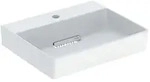 Geberit One Aufsatz-Waschtisch 505024001 50cm, Hahnloch mittig, ohne &Uuml;berlauf, wei&szlig;