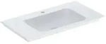 Geberit One M&ouml;bel-Waschtisch 505010013 90 cm, Hahnloch mittig, ohne &Uuml;berlauf, wei&szlig;