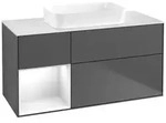 Villeroy und Boch Finion Waschtischunterschrank G701GFGK 120x60,3x50,1cm, Regal