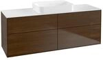 Villeroy und Boch Finion Waschtischunterschrank G73100GN 160x60,3x50,1cm, Glass...
