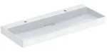 Geberit One Waschtisch 505049001 120x48,4cm, Hahnloch links und rechts, ohne