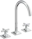Ideal Standard Joy Neo 3-Loch-Waschtisch-Armatur BD145AA Kreuzgriffe, Ausladung