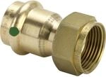 Viega Sanpress Verschraubung 265700 28 mm x G 1 1/4, Rotguss oder Siliziumbronze,