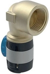 Geberit FlowFit &Uuml;bergangsbogen 620542001 DN 20/25, &Oslash; 25 mm, R 1, 90Grad, mit