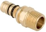 Geberit Mepla &Uuml;bergang 602536005 &Oslash; 20mmxR 3/4, Rotguss, mit AG