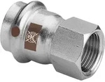 Viega Temponox &Uuml;bergangsst&uuml;ck 811846 35 mm x Rp 1, Stahl, nicht rostend,