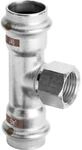 Viega Temponox T-St&uuml;ck 810887 22 x Rp 1/2 x 22 mm, Stahl, nicht rostend, Rp-Gewinde,